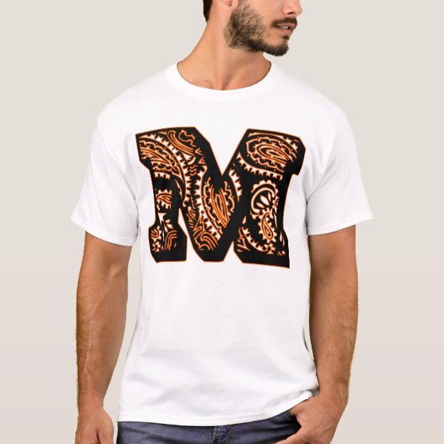 Camiseta Paisley Monograma - M (Frente)