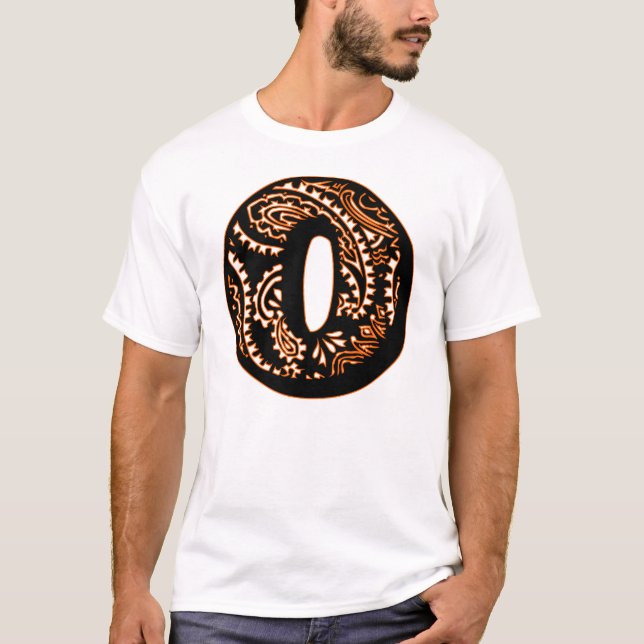 Camiseta Paisley Monograma - O (Frente)