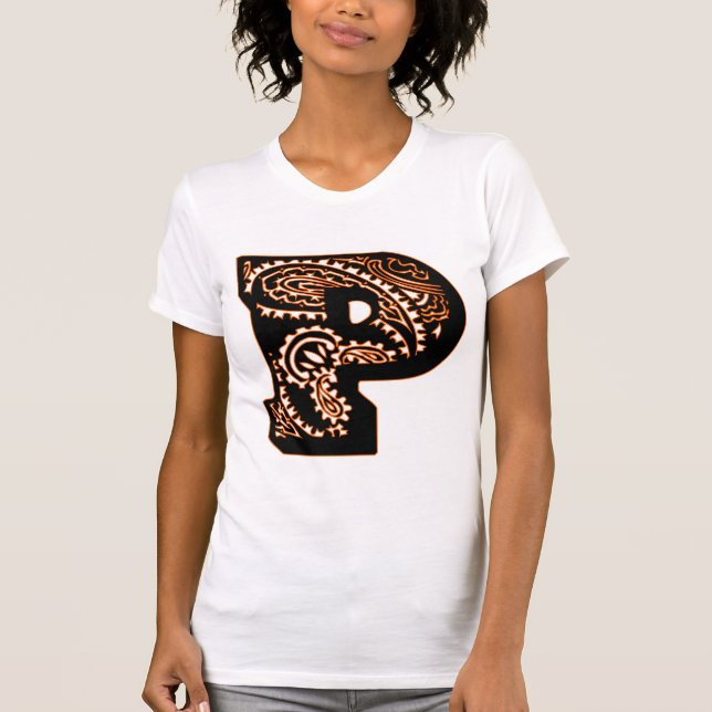 Camiseta Paisley Monograma - P (Frente)