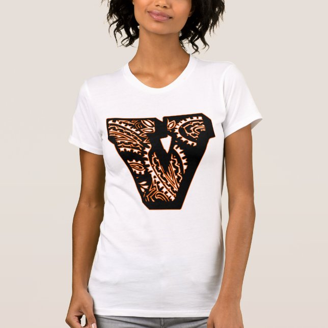 Camiseta Paisley Monograma - V (Frente)
