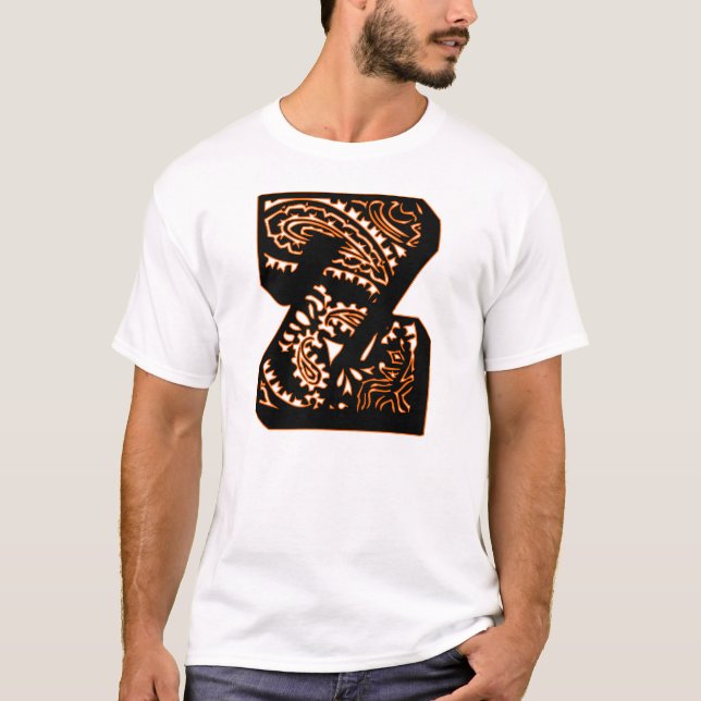 Camiseta Paisley Monograma - Z (Frente)
