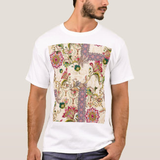 Camiseta Paisley Ploral de Mughal Étnica