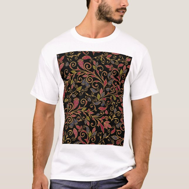 Camiseta Paisley Vegetable Vintage Blend (Frente)