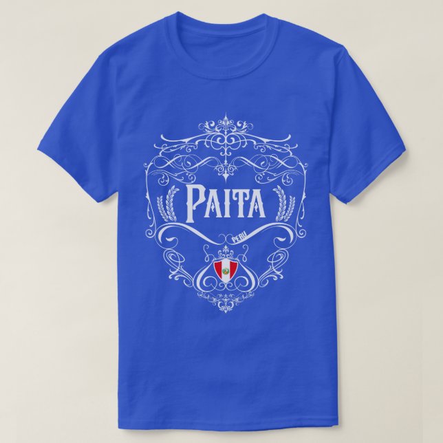 Camiseta Paita Vintage design 1 (Frente do Design)