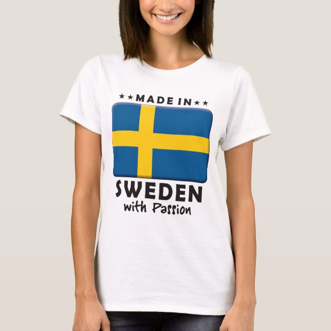 Camiseta Paixão da suecia (Frente)