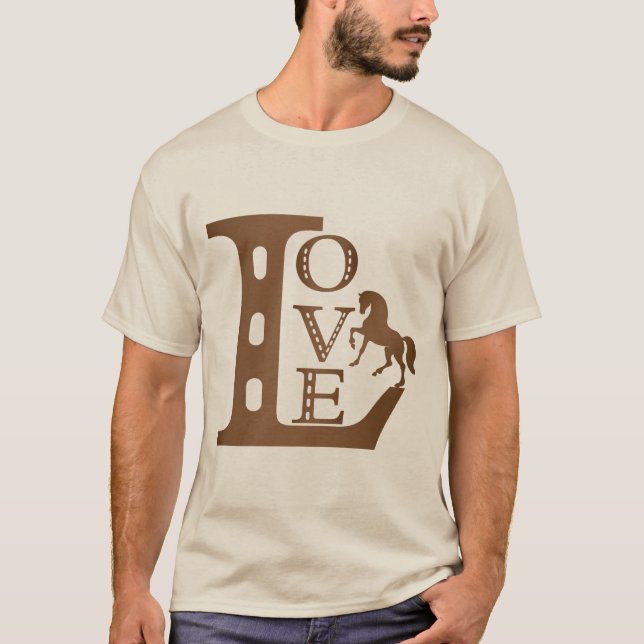 Camiseta Paixão de Horse Lover: Carona, Galope e Liberdade (Frente)