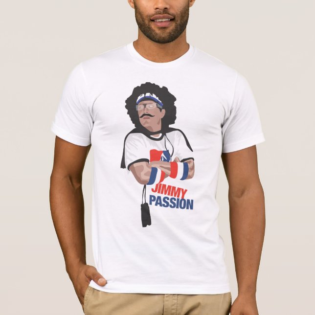 Camiseta Paixão de Jimmy - NENHUMA PARTE TRASEIRA (Frente)