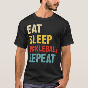 Camiseta Paixão de Pickleball: Coma, Dorme, Repita