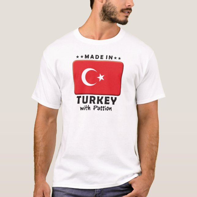 Camiseta Paixão de Turquia (Frente)