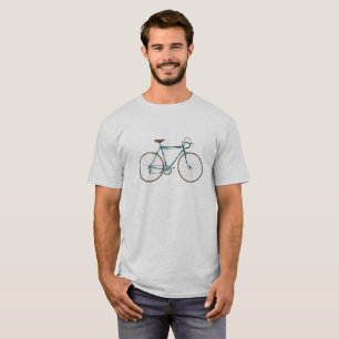 Camiseta Paixão retro que compete o t-shirt da bicicleta