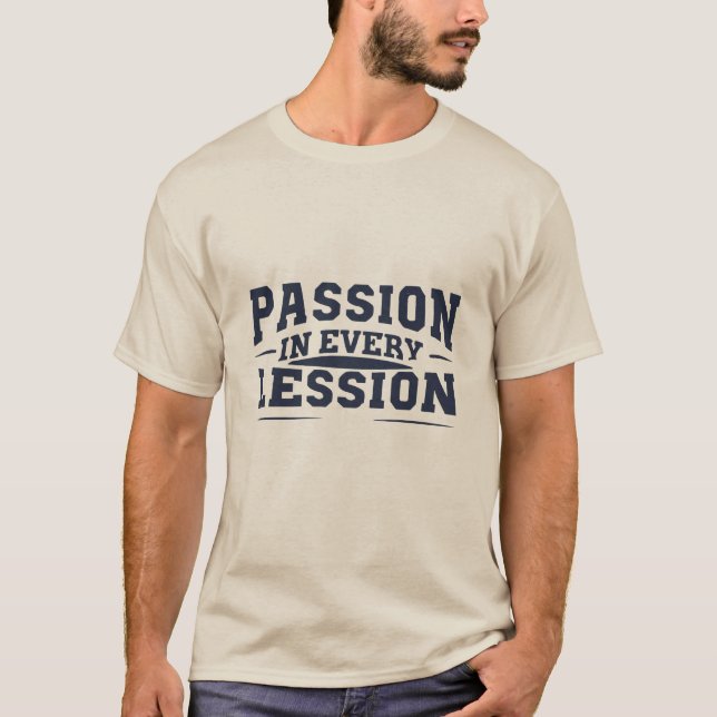 Camiseta Paixão, Segundo grau de professor (Frente)