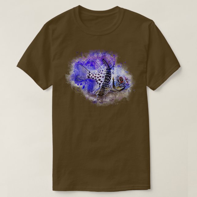 Camiseta Pajama Cardinalfish Sphaeramia nematoptera (Frente do Design)
