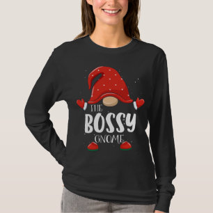 Camiseta Pajama de Natal da Família Bossy Gnome Matching