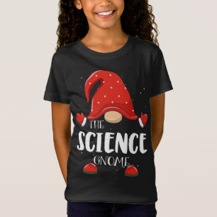 Camiseta Pajama de Natal da Família Gnomo da Ciência