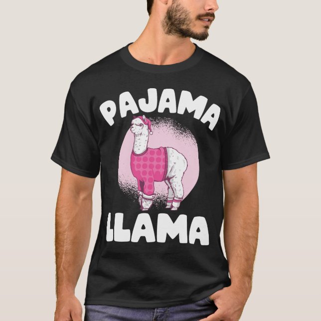 Camiseta Pajama lama pijamas dormindo (Frente)