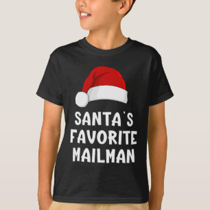 Camiseta Pajama Natal Favorito do Papai Noel Função Natal P
