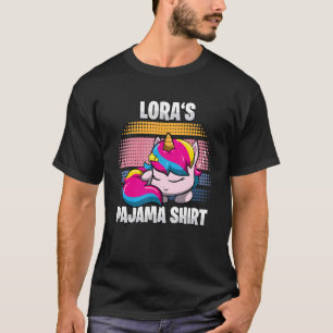 Camiseta Pajama personalizado de Lora