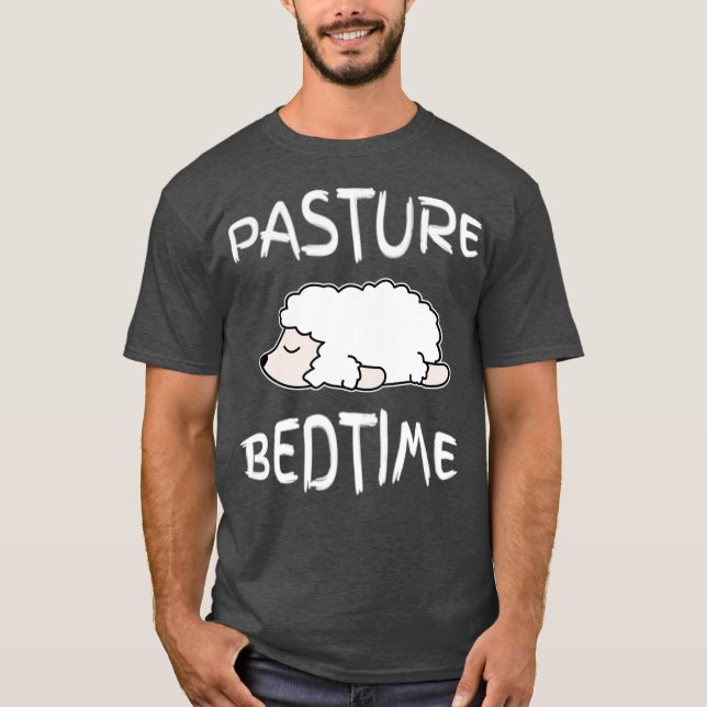 Camiseta Pajama Preguiçoso Pajamas Pasture Bedtime Pajama p (Frente)