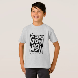 Camiseta Pajem Júnior Jr., cortejo de casamento