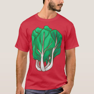 Camiseta Pak Choi Vegetables Comida Vegan Vegetarian T-Shir