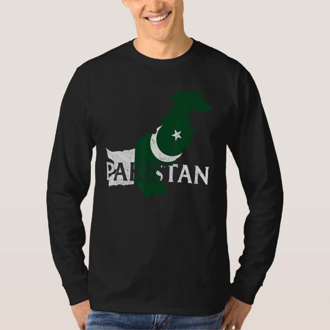 Camiseta Pakistan Country Map Flag Proud Pakistani Patrioti (Frente)