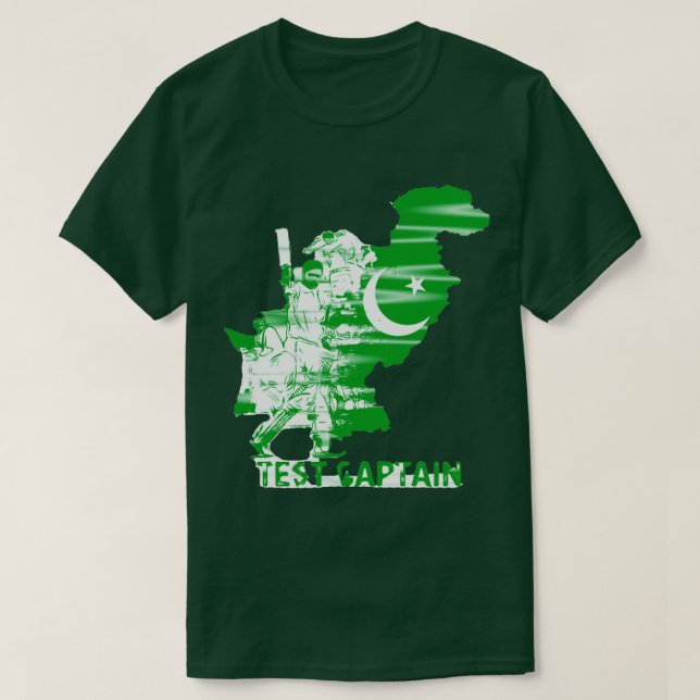 Camiseta Pakistan Cricket  (Frente do Design)