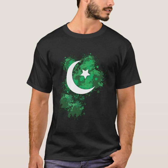 Camiseta Pakistan Flag 14 August Patriotic Independent Day (Frente)
