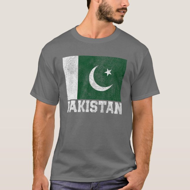 Camiseta Pakistan Flag Pride Roots Country Family Nation Na (Frente)