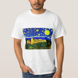 Camiseta Palácio Alhambra sobre uma Camisa-T
