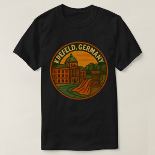 Camiseta Palácio de Krefeld Alemanha Arte