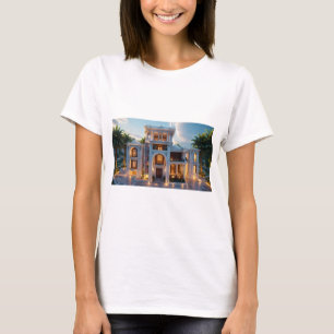 Camiseta Palácio de Sonhos Neo-Clássicos AI-Reimaginado