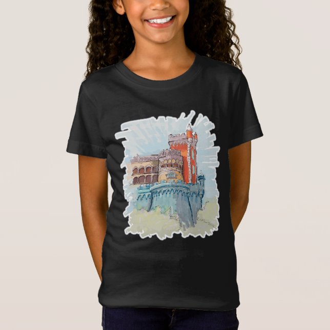 Camiseta Palácio Pena em Sintra, Portugal (Frente)