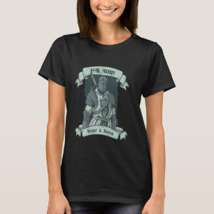Camiseta Paladin Knight Fantasy Roleplay Dungeons Rpg Ga