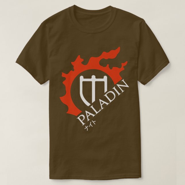 Camiseta Paladina - Para Guerreiros de Luz e Escuridão Prem (Frente do Design)