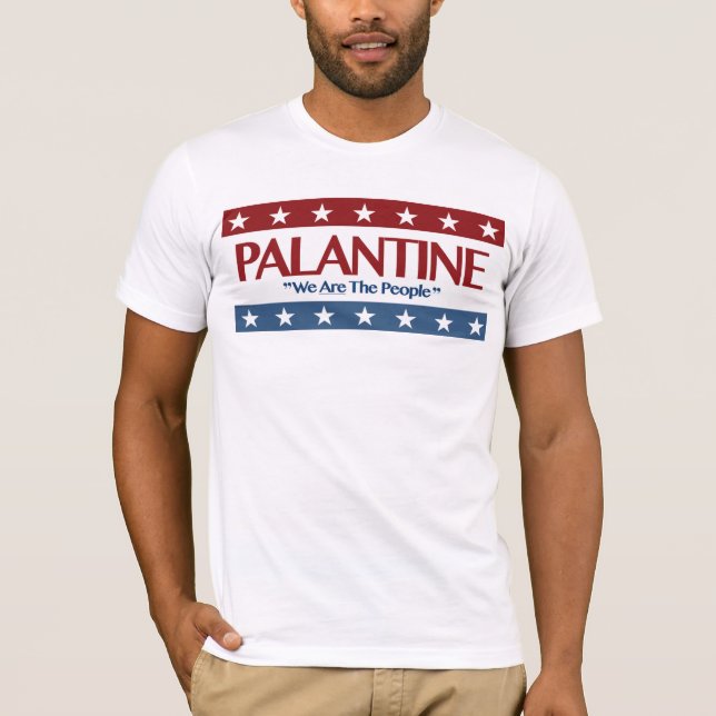 Camiseta Palantine para o presidente T-shirt (Frente)