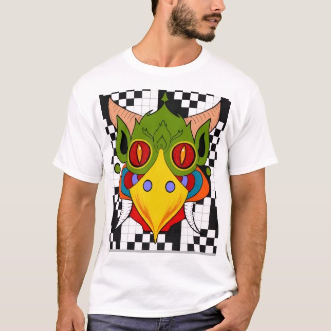 Camiseta Palatial de pop Art (Frente)