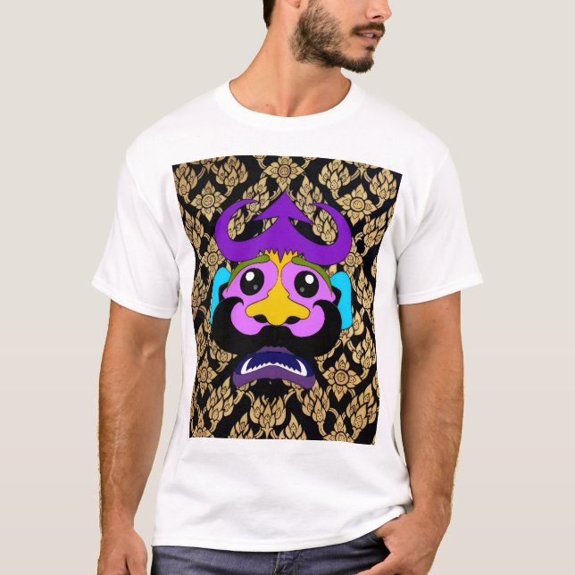 Camiseta Palatial de pop Art (Frente)