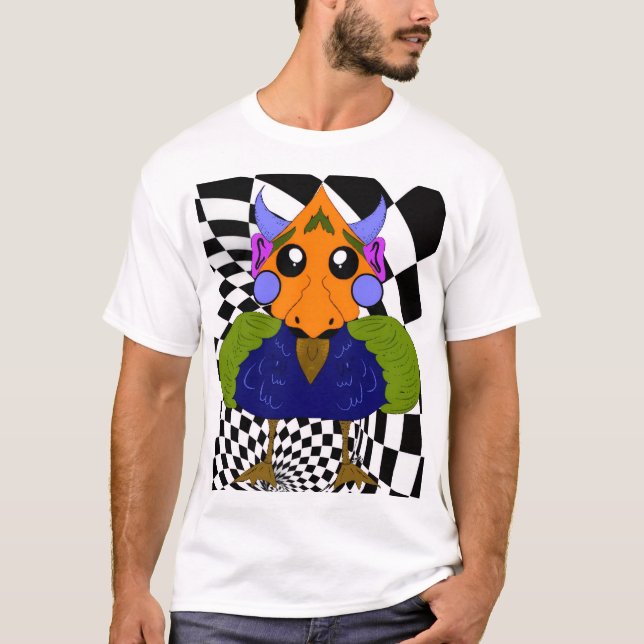 Camiseta Palatial de pop Art (Frente)