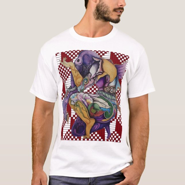 Camiseta Palatial de pop Art (Frente)