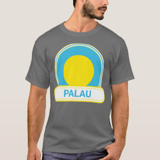 Camiseta Palau Country Crachá Palau Flag