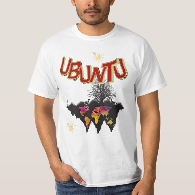 Camiseta Palavra africana para a Unidade (Frente)