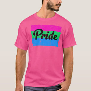 Camiseta Palavra Arco-Íris Orgulho gay polisexual Vintage
