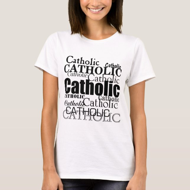 Camiseta Palavra católica (Frente)