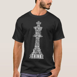 Camiseta Palavra Cloud Chess King