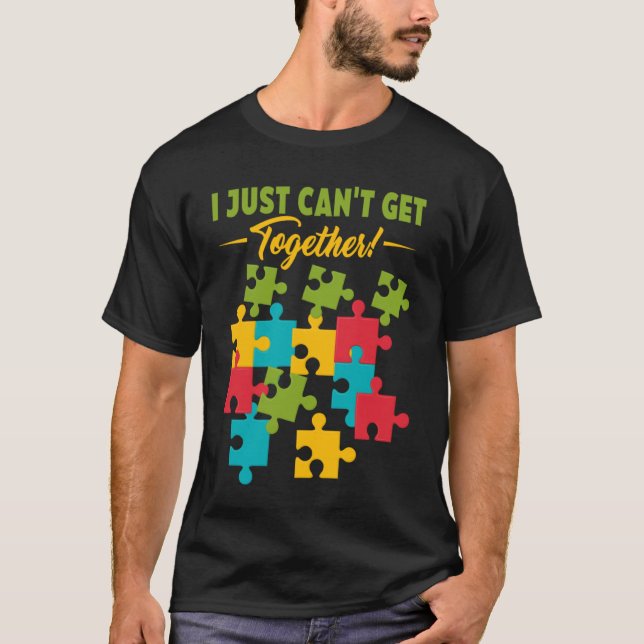 Camiseta Palavra Cruzada 6 de Quebra-cabeça de Resolução de (Frente)