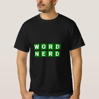 Camiseta Palavra Cruzada E Ortografia De Jogo De Nerd Do Wo
