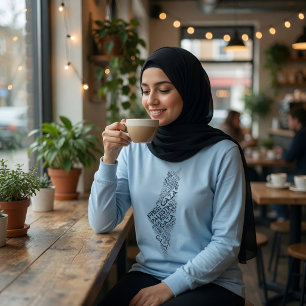 Camiseta Palavra de Mapa Livre da Palestina em Gaza