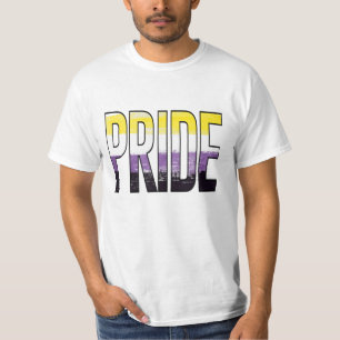 Camiseta Palavra de Orgulho Não-Binário