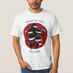 Camiseta Palavra do nordeste Nenjas de New-jersey