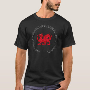 Camiseta Palavra mais extensa do País de Gales